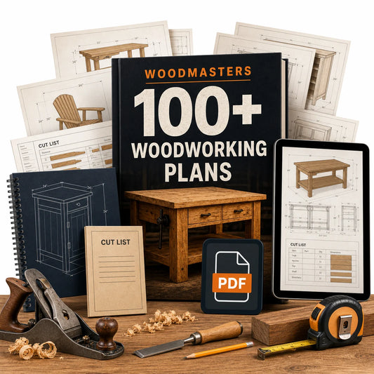 100+ Woodworking Plans Bundle (Digital PDF Download)